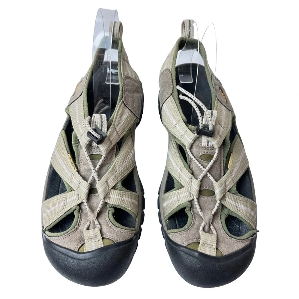 Keen‎ Hybrid Hiking  Sandals in Olive and Beige.